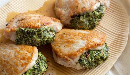 Giada De Laurentiis' Stuffed Pork Chops